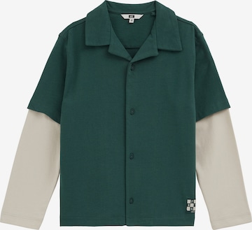 WE Fashion Regular Fit Paita värissä vihreä: etupuoli