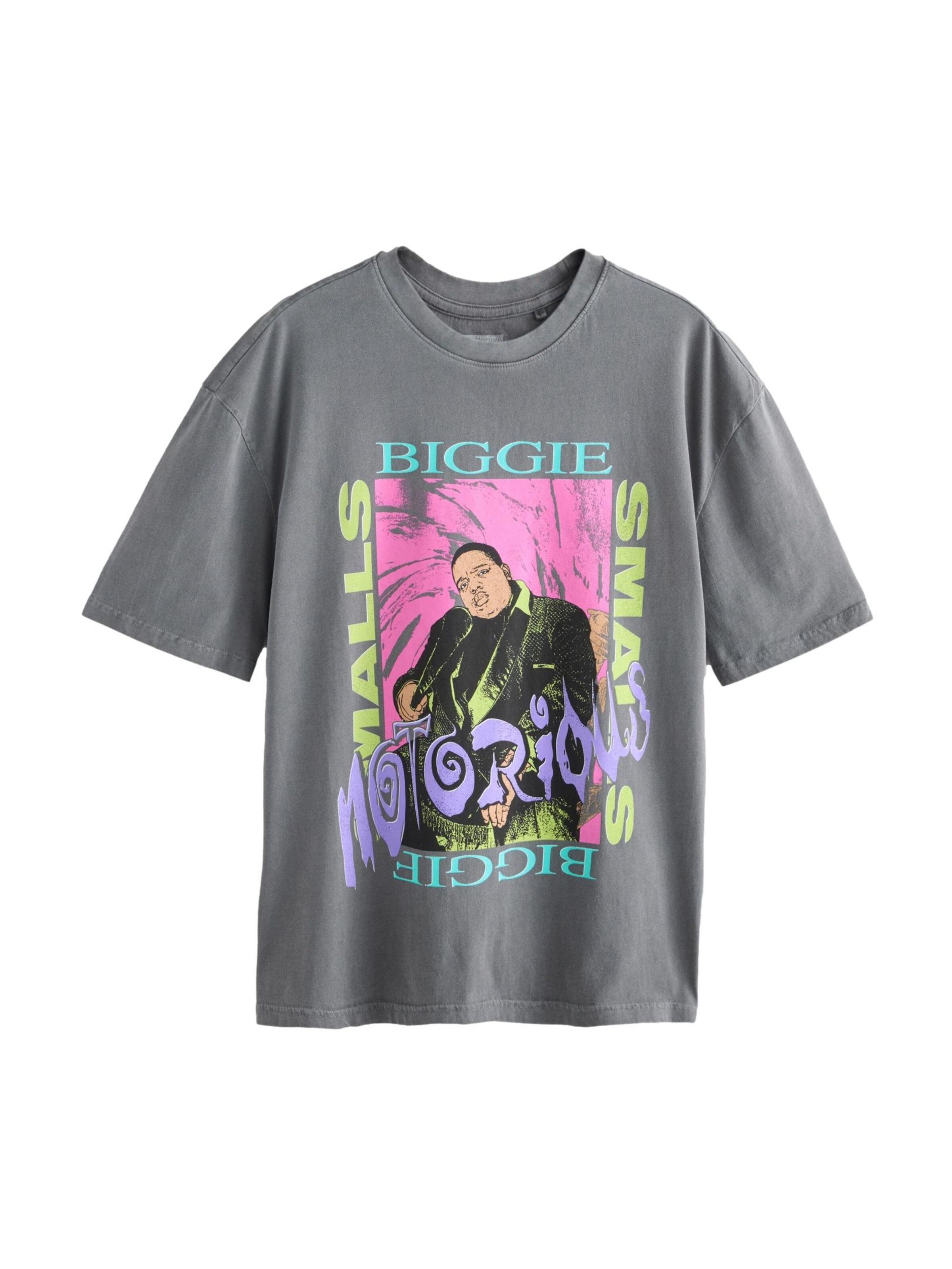 Next T-Shirt in Grau: Vorderseite