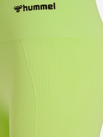 Skinny Pantalon de sport Hummel en vert