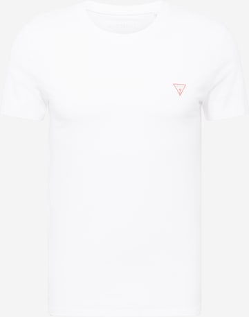 T-Shirt GUESS en blanc : devant