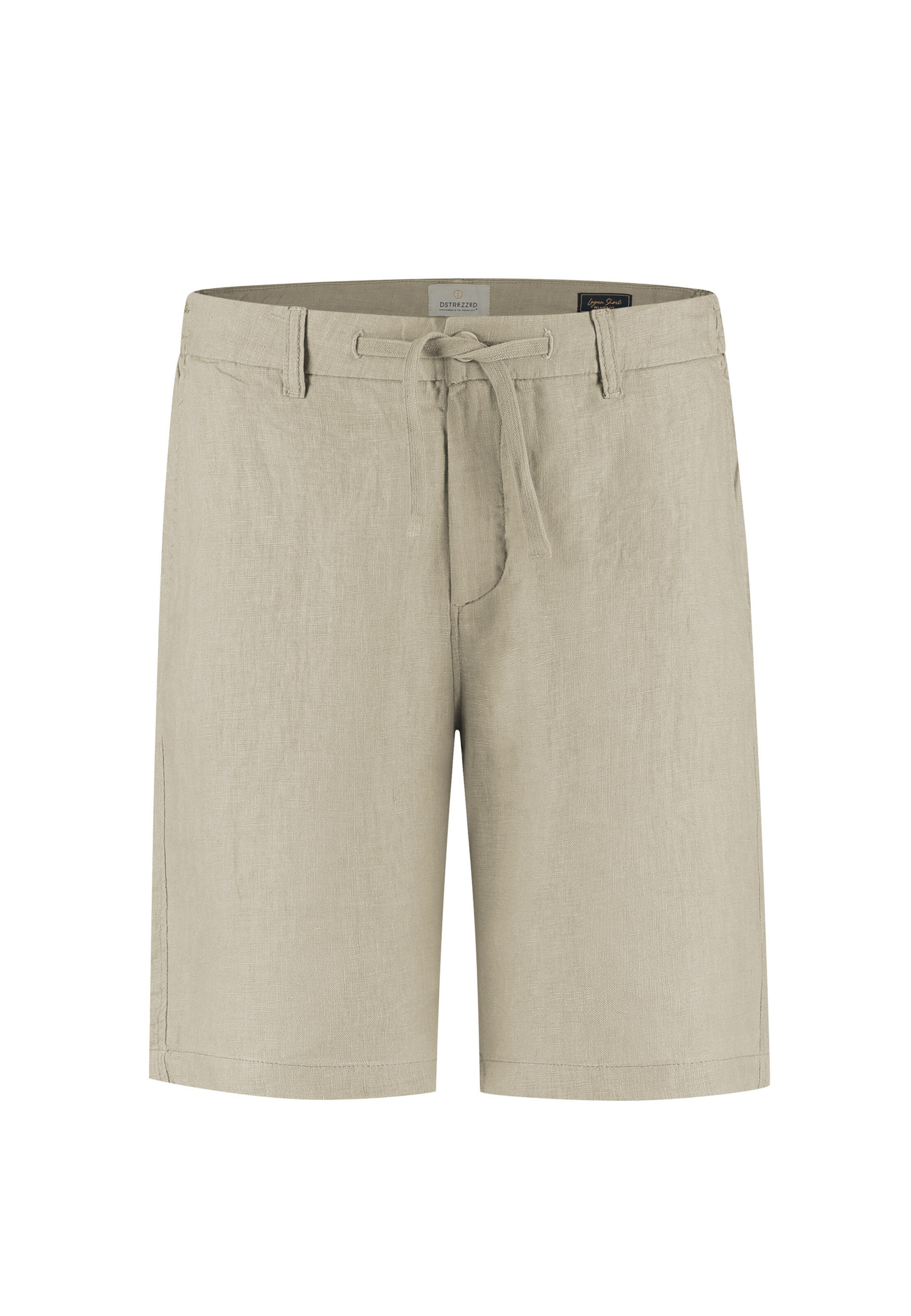 Dstrezzed Regular Shorts 'Logan' in Beige: Vorderseite