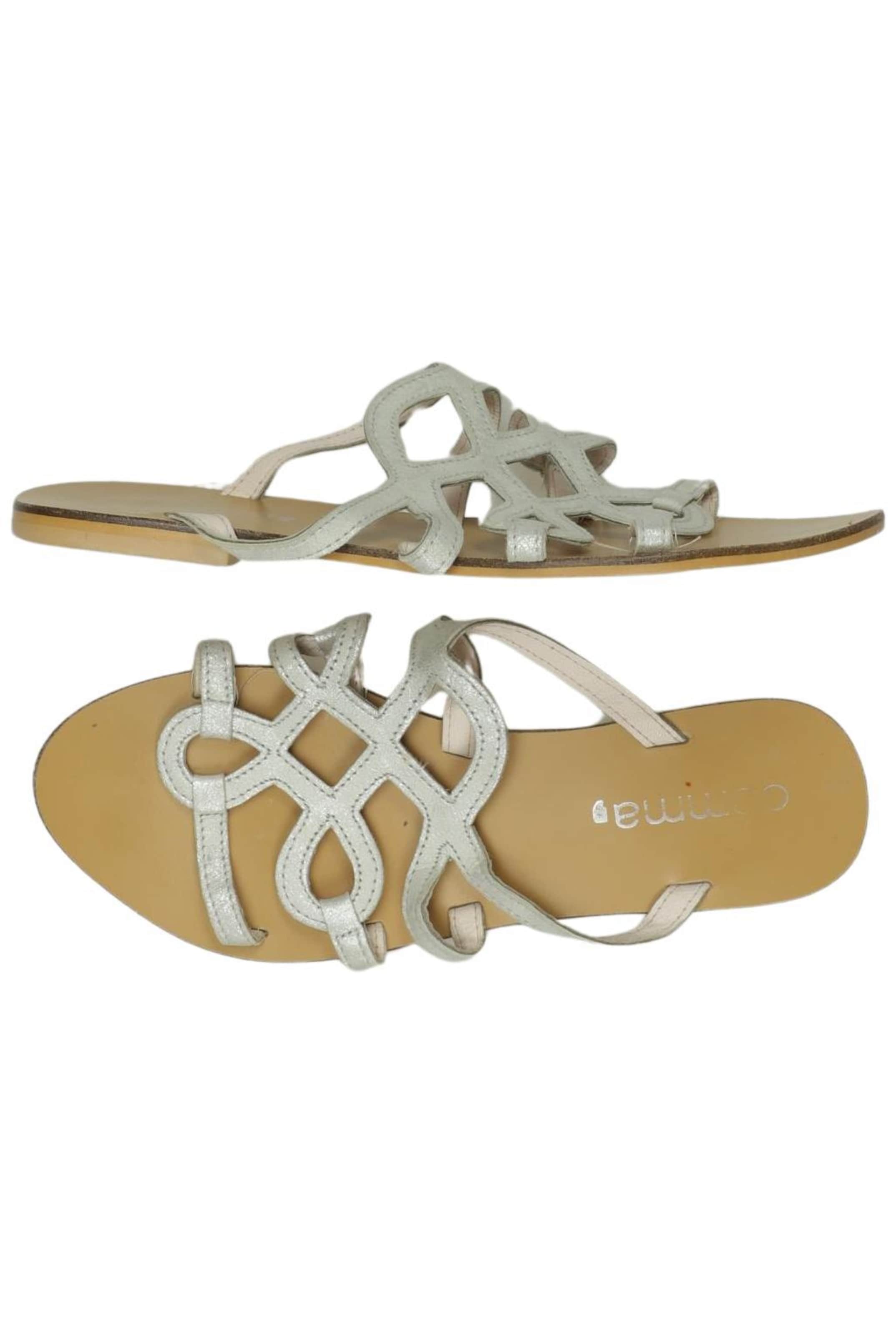 COMMA Sandalen 39 in Silber: Vorderseite