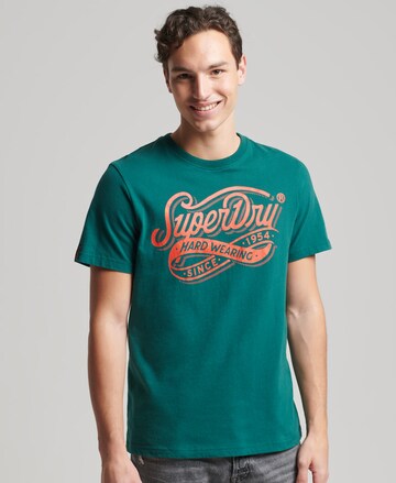 Superdry - Camisa em verde