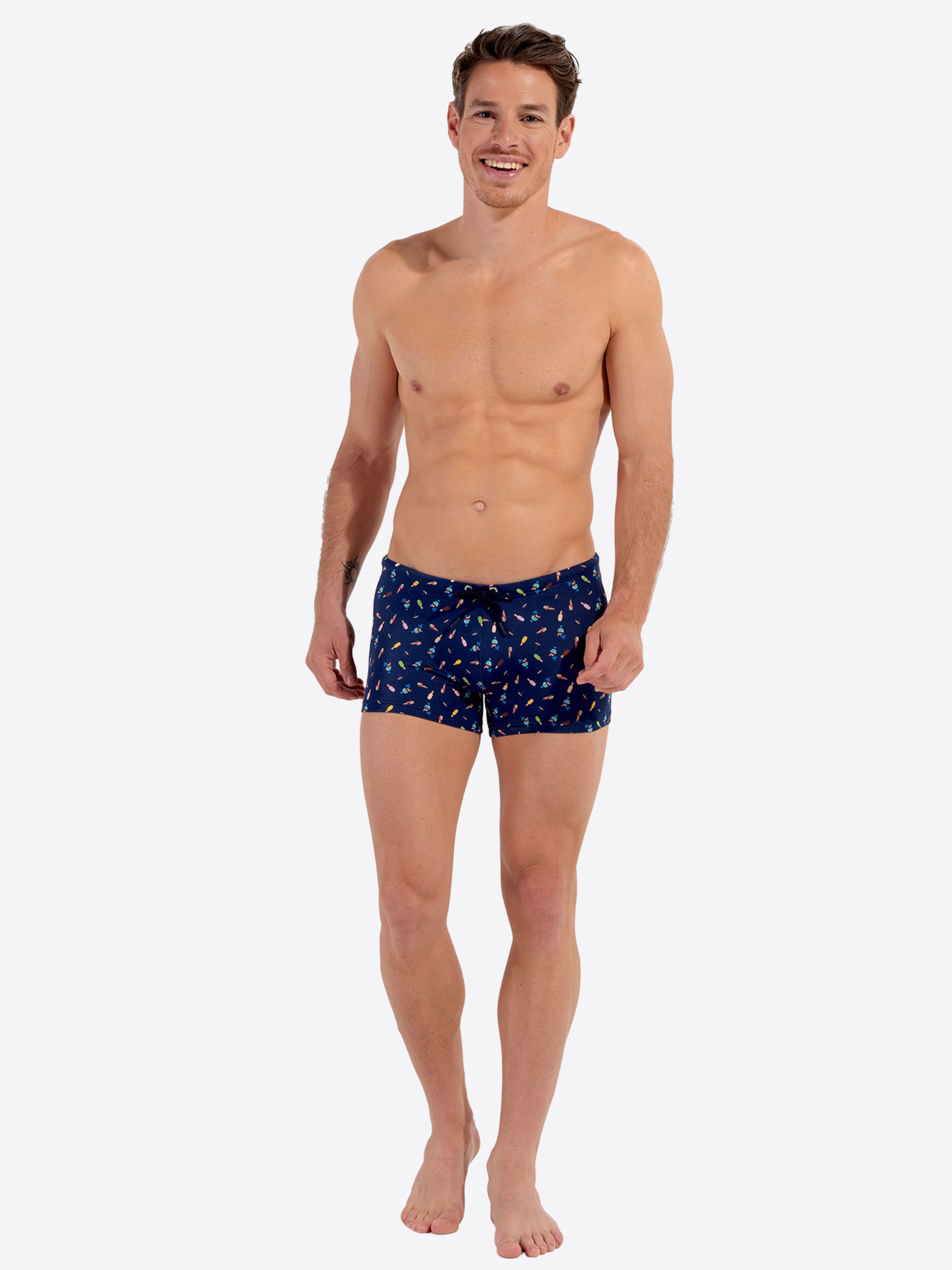 Maillot de bain ' Swim Shorts Summer ' HOM en bleu : devant