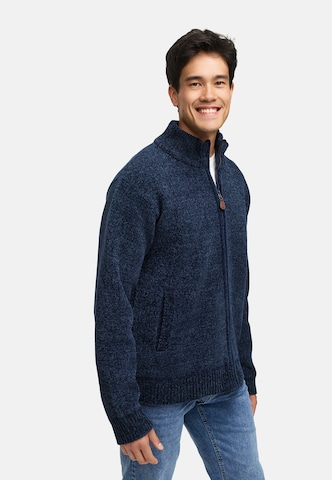 INDICODE JEANS Knit cardigan ' INFilion ' in Blue