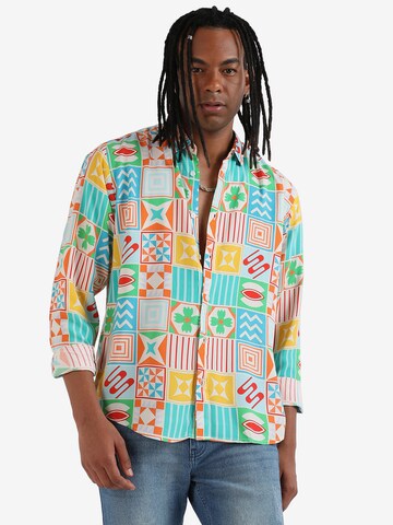 Campus Sutra - Ajuste regular Camisa 'Charles' en Mezcla de colores: frente