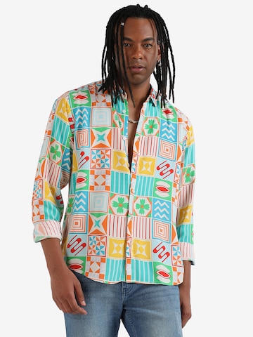 Campus Sutra Regular fit Overhemd 'Charles' in Gemengde kleuren: voorkant
