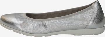 CAPRICE Ballet Flats in Silver