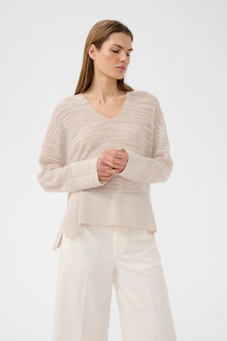 InWear Sweter 'NitaiIW' w kolorze beżowy: przód