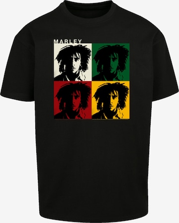 F4NT4STIC Shirt 'Bob Marley' in Zwart: voorkant