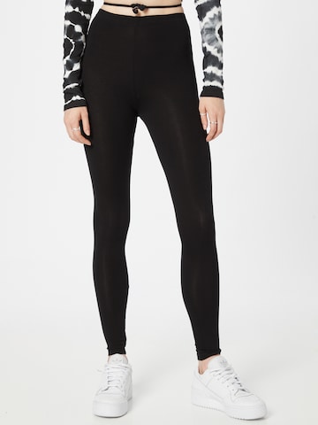 Skinny Leggings de la NEW LOOK pe negru: față