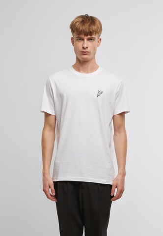 Mister Tee - Camisa 'Pizza' em branco