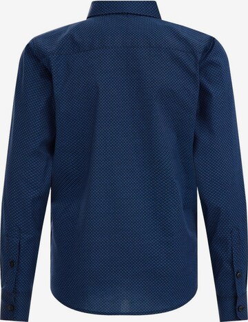 Coupe regular Chemise WE Fashion en bleu