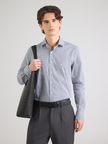 Michael Kors Regularny krój Koszula w kolorze niebieski: przód