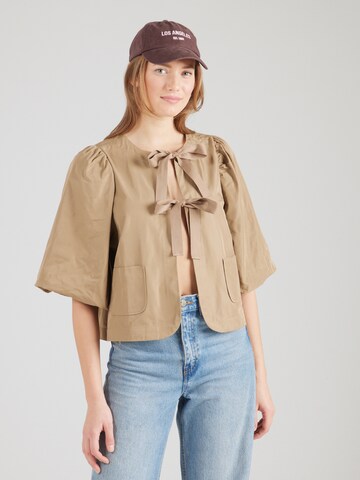 Summum Blouse in Bruin: voorkant