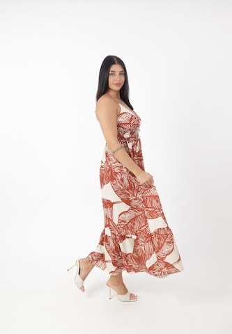 Robe d’été Elara en orange