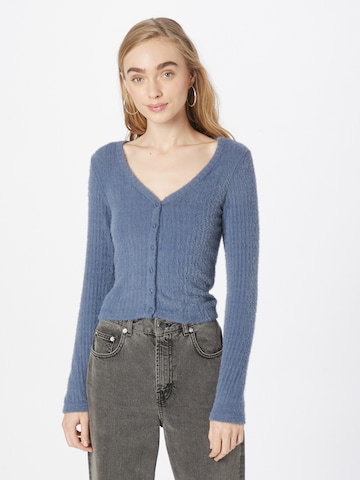 HOLLISTER Knit Cardigan in Grey: front