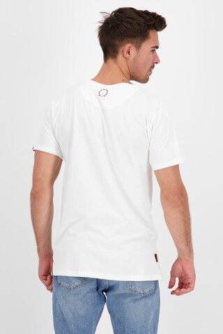 Alife and Kickin - Camiseta 'MaddoxAK' en blanco