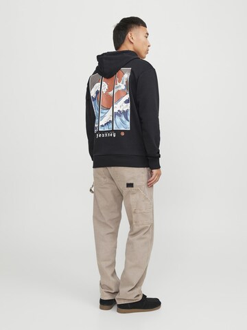 JACK & JONES Sweatshirt 'BRADLEY' in Zwart