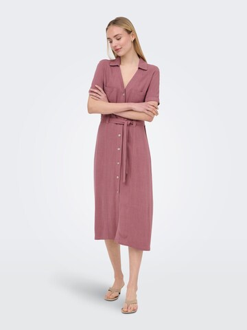 ONLY Shirt dress 'ONLSiesta' in Pink