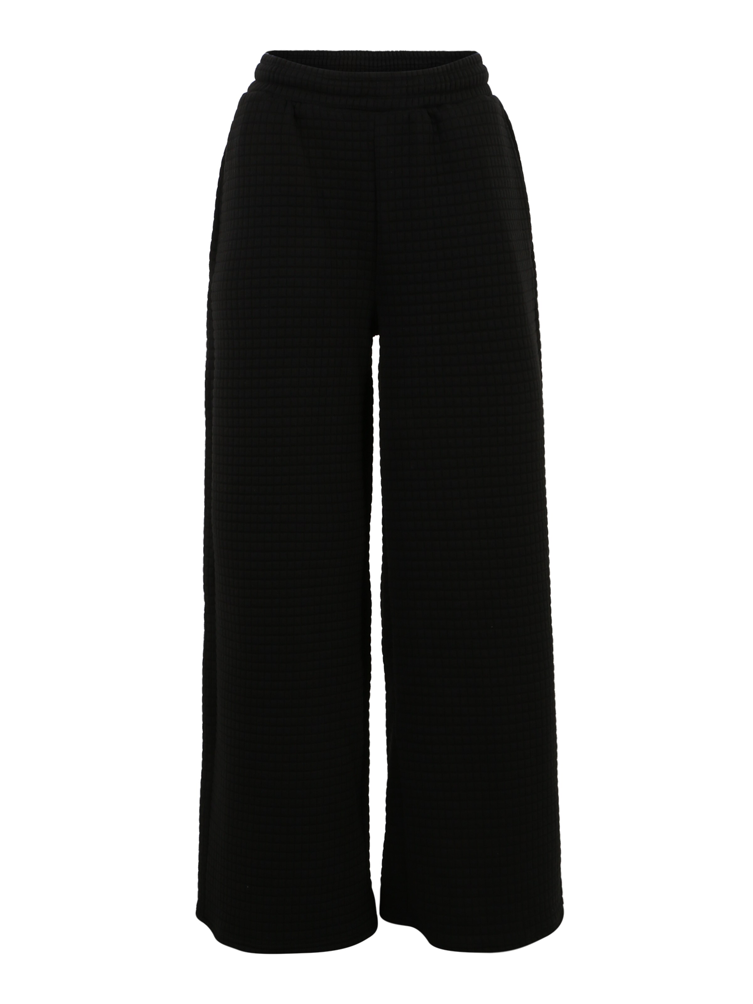 Urban Classics Wide leg Pants in Black: front