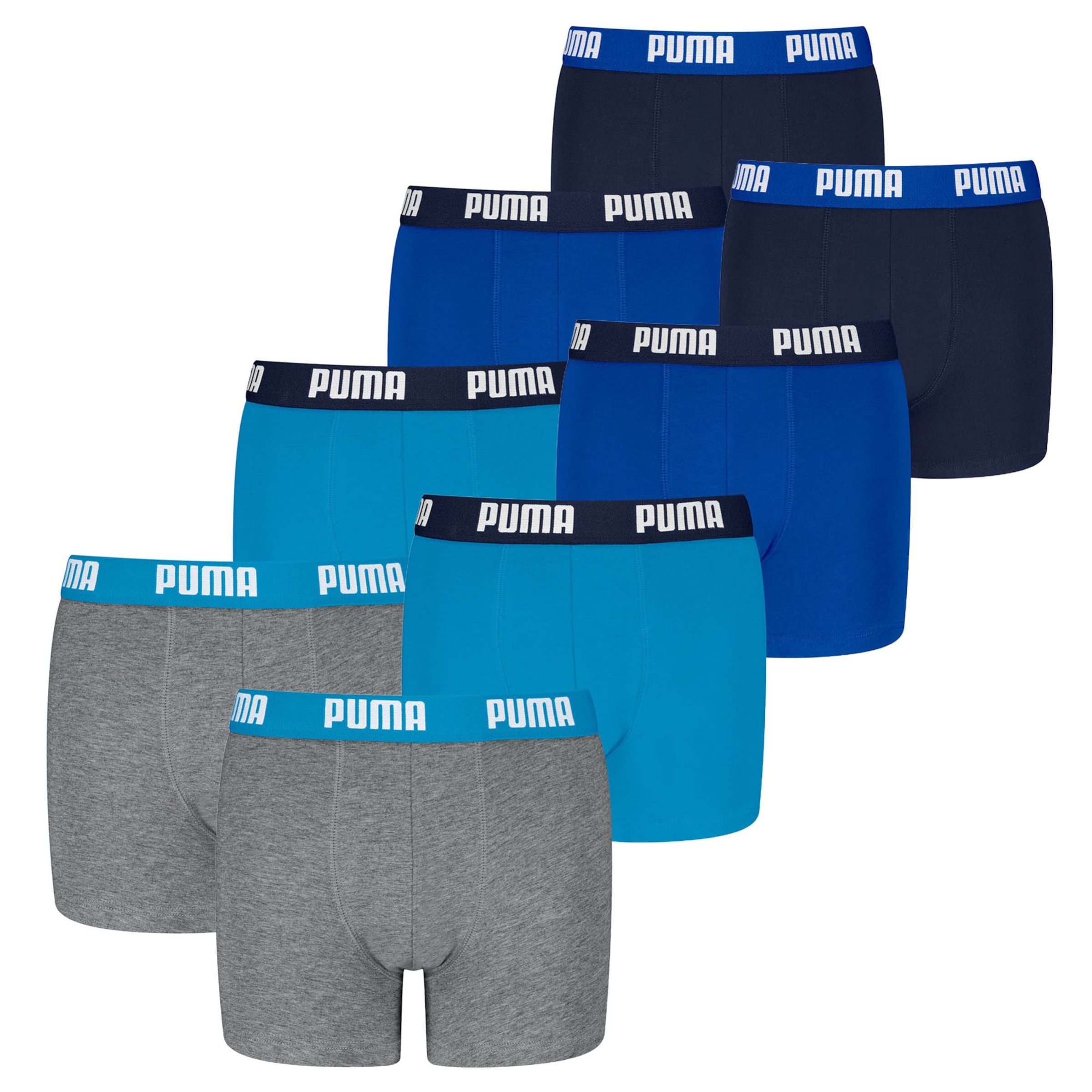 PUMA - Calzoncillo en azul: frente