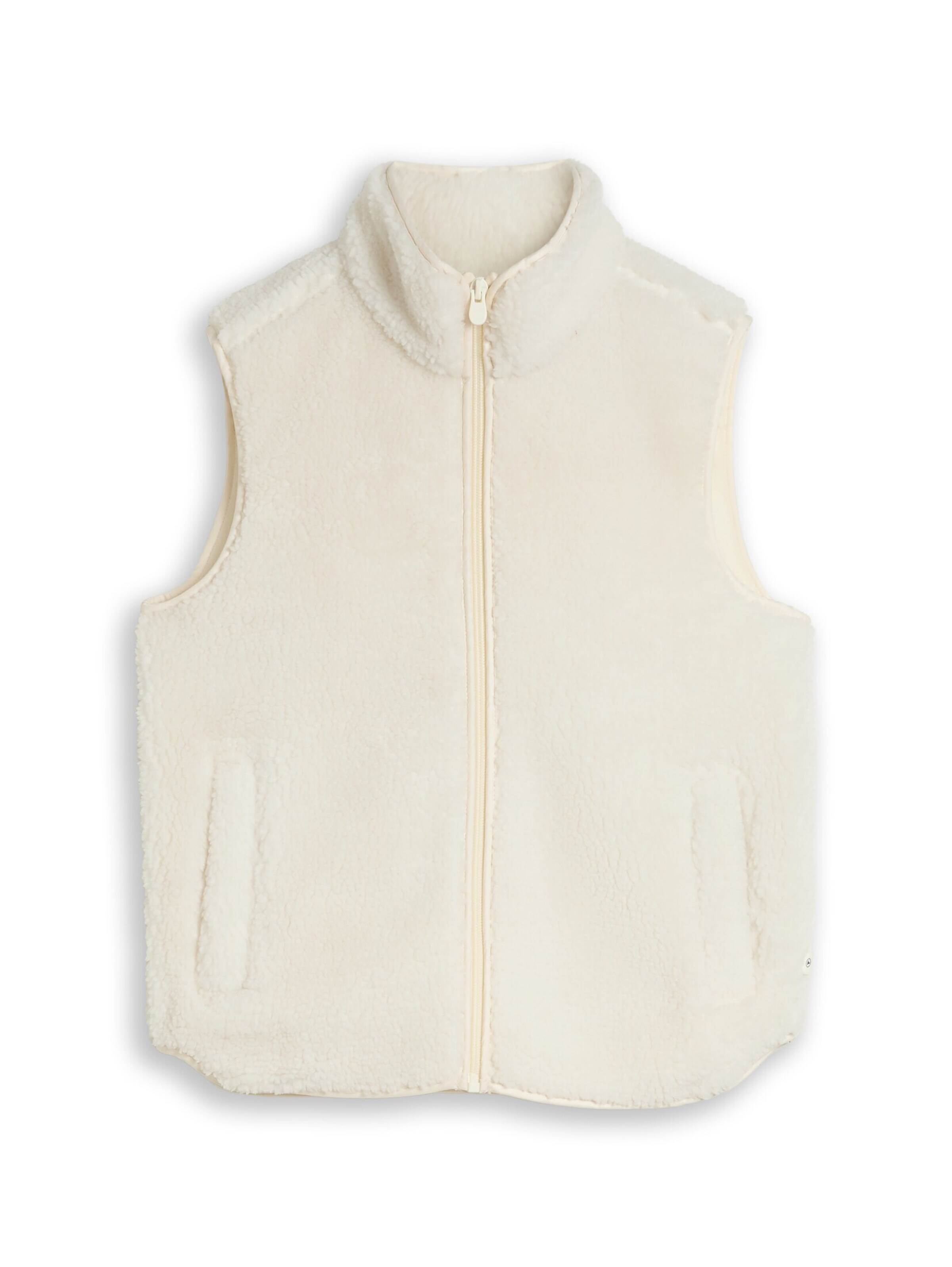 TOM TAILOR Bodywarmer in Wit: voorkant