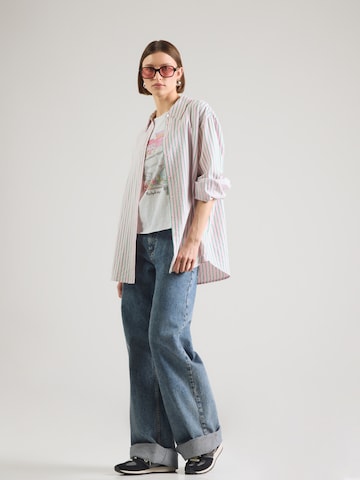 Hailys - Camisa 'Sv44enja' em branco