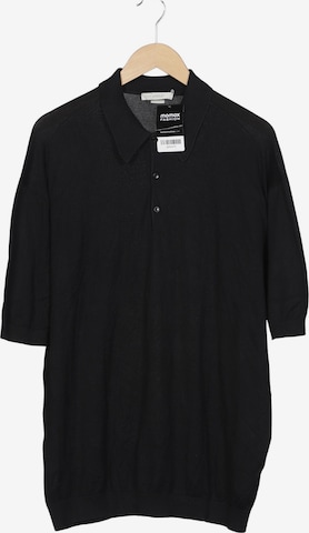 John Smedley Poloshirt XL in Schwarz: Vorderseite