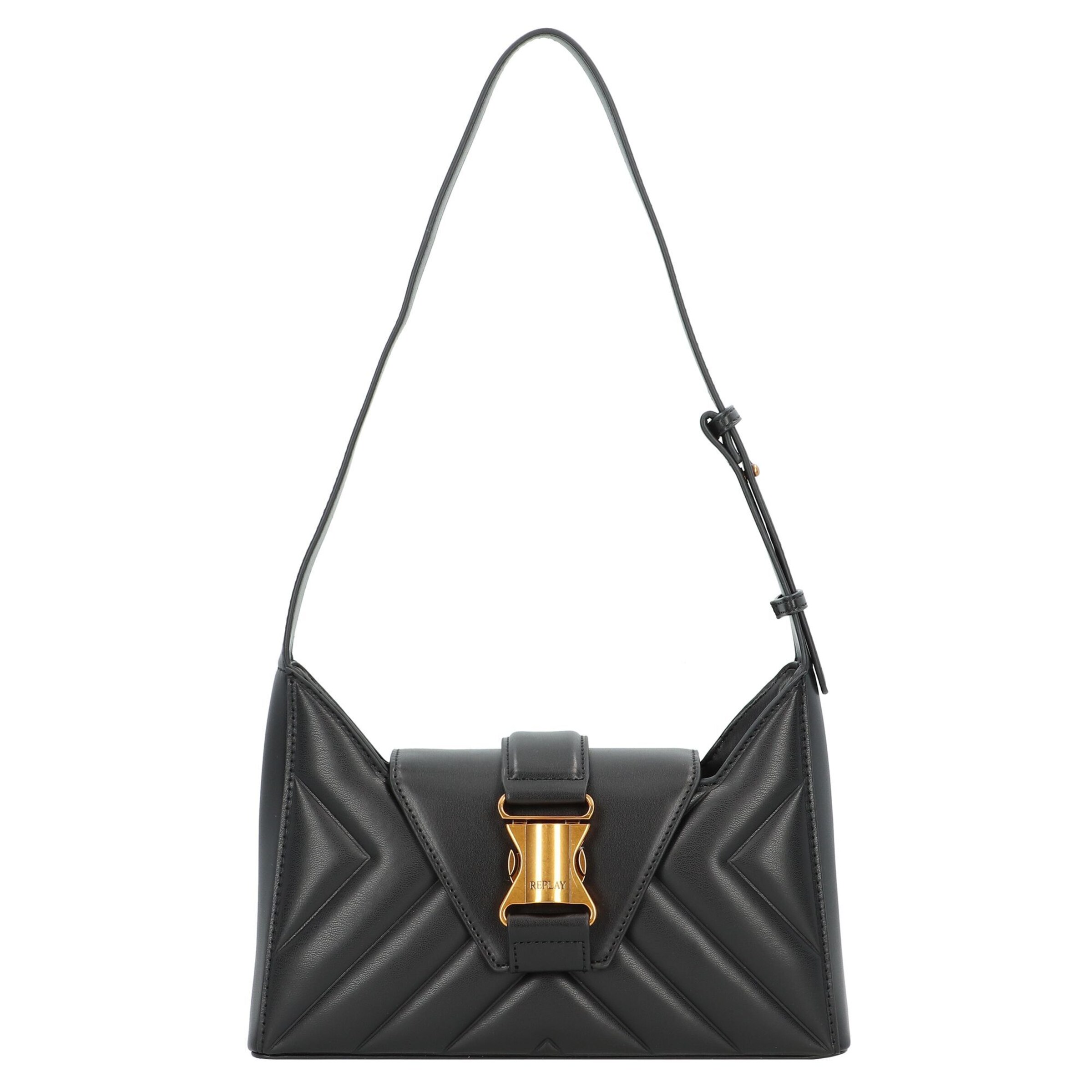 Sac bandoulière REPLAY en noir : devant
