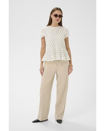 SOAKED IN LUXURY Bluse 'Amelie' i hvid