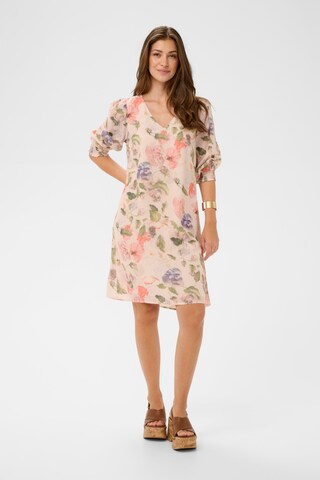 Cream Šaty 'Lucia' - Ružová: predná strana