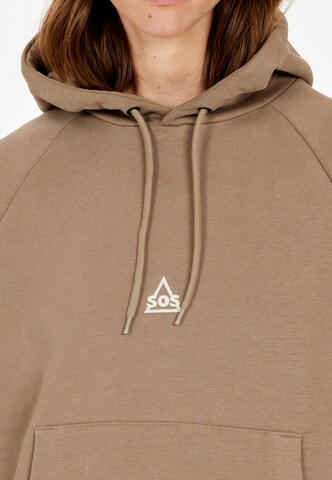 SOS Sweatshirt 'Majella' in Brown