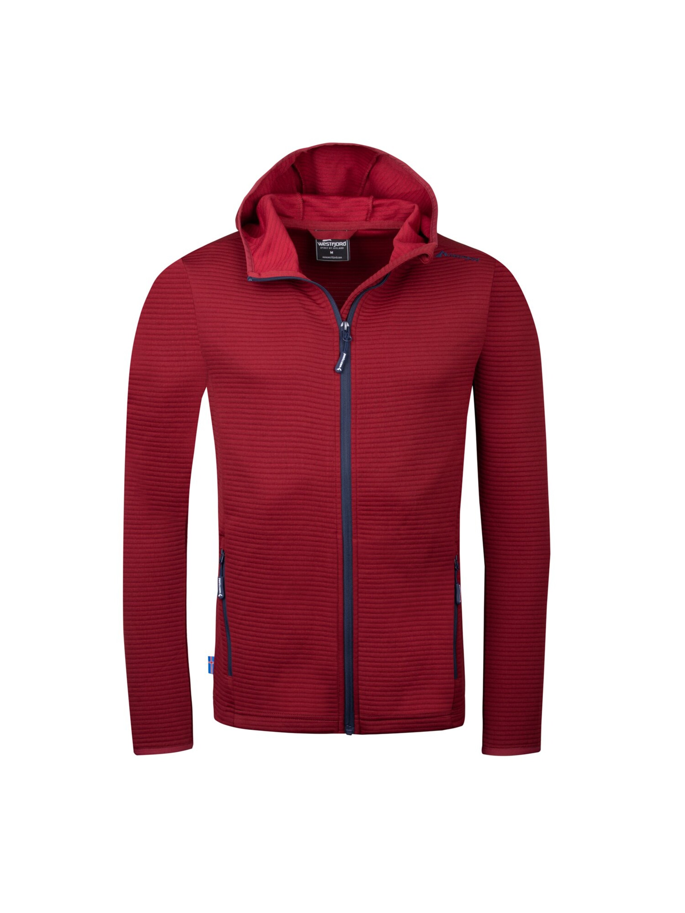 WESTFJORD Fleecejacke‌‌ in Rot: Vorderseite