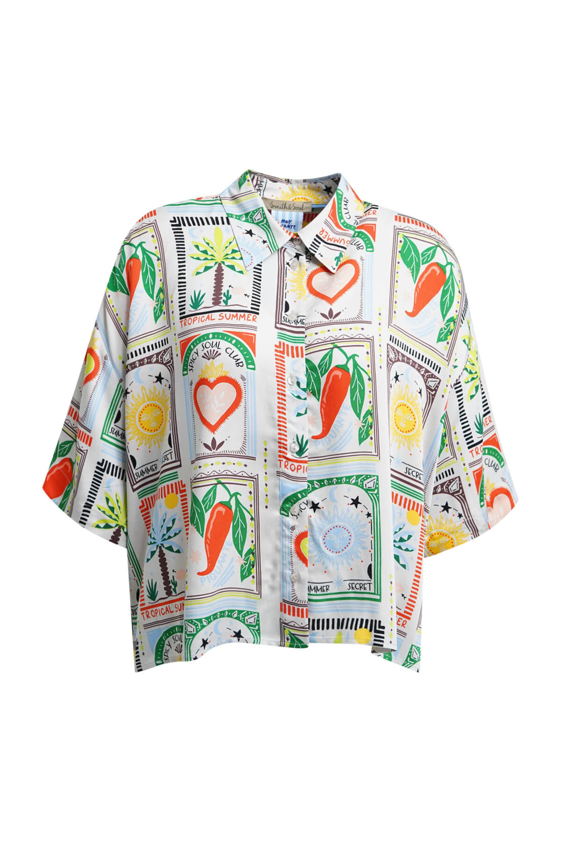 Smith&Soul Bluse in Mischfarben: Vorderseite