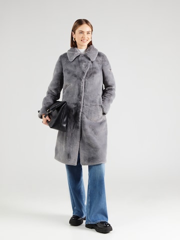 Frieda & Freddies NY Mantel 'Moon-River2' in Grau: Vorderseite