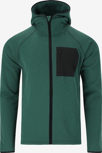 ENDURANCE Athletic Fleece Jacket 'Deerto' in Green / Black, Item view