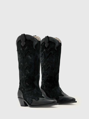 AllSaints Kovbojské boty 'DOLLY' – černá