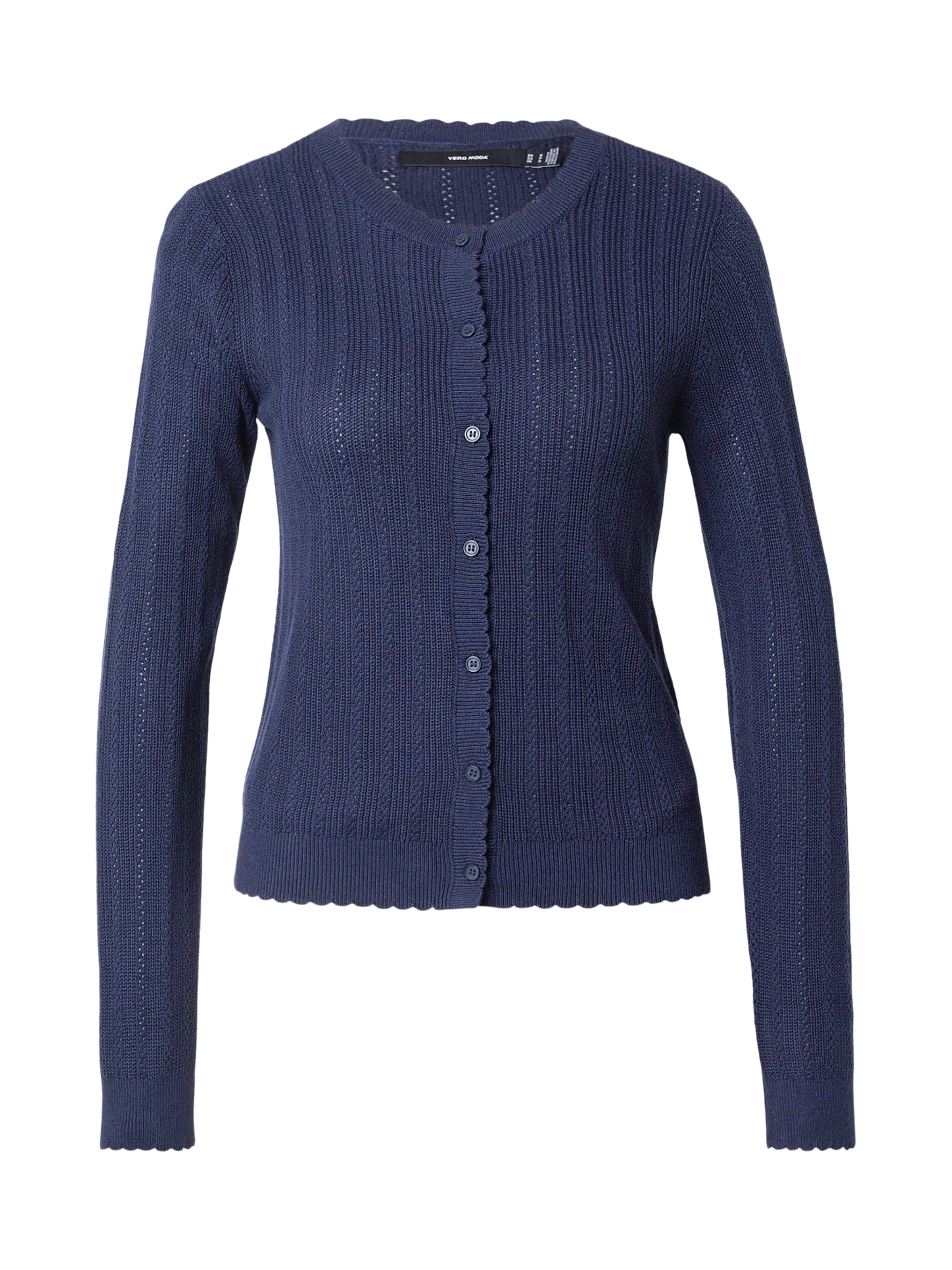 Cardigan 'VMNewlex' VERO MODA en bleu : devant