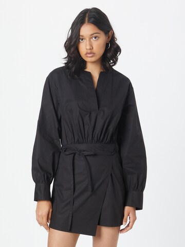 Robe FRAME en noir : devant