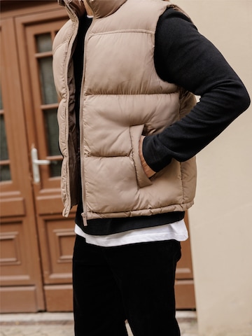 DAN FOX APPAREL Vest 'Konrad' in Beige