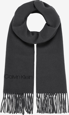 Calvin Klein Schal in Grau: front