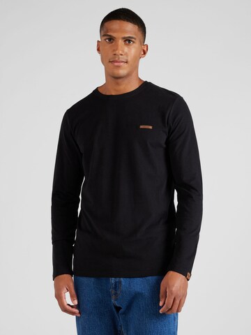 Ragwear Shirt 'ZAKI' in Schwarz: Vorderseite