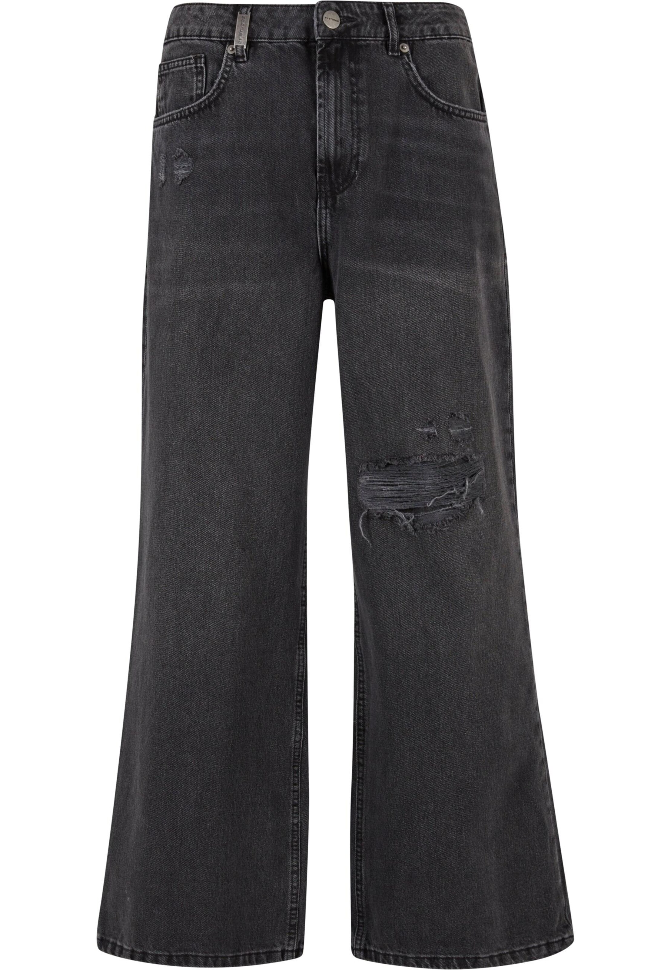 2Y Studios Wide leg Τζιν 'Diala' σε γκρι: μπροστά