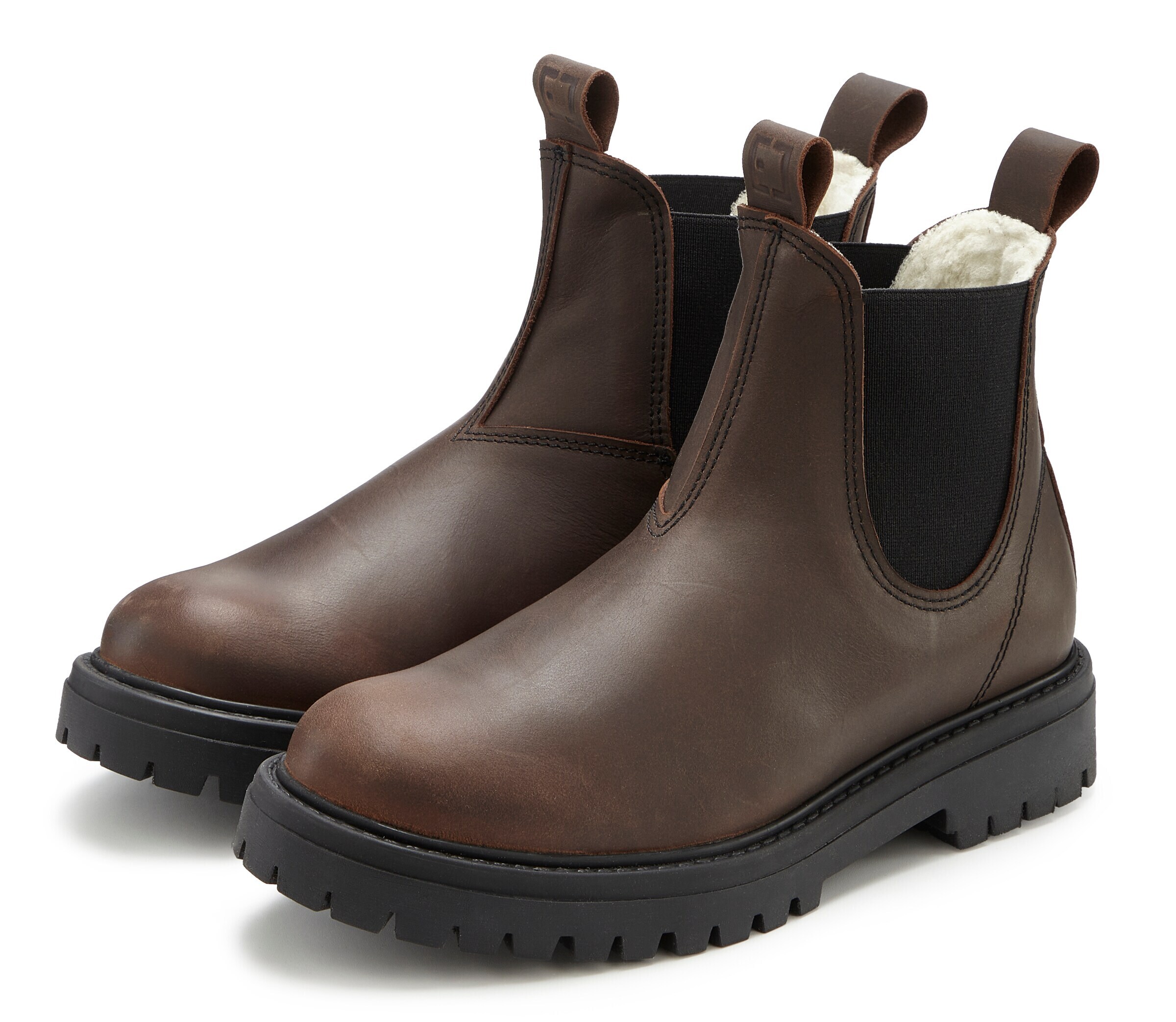 Elbsand Chelsea Boots in Brown