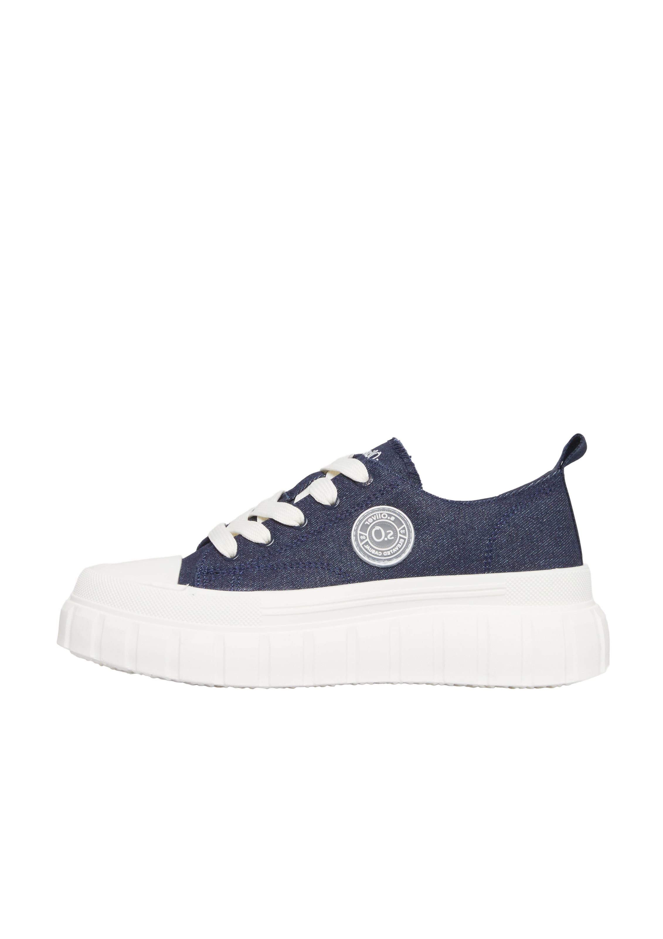 Baskets basses s.Oliver en bleu : devant