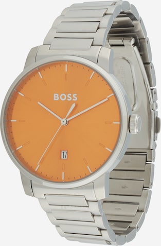 BOSS Black Analoog horloge 'DEAN' in Zilver: voorkant