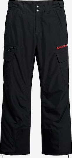 Superdry Pantalon de sport en orange / noir / blanc, Vue avec produit