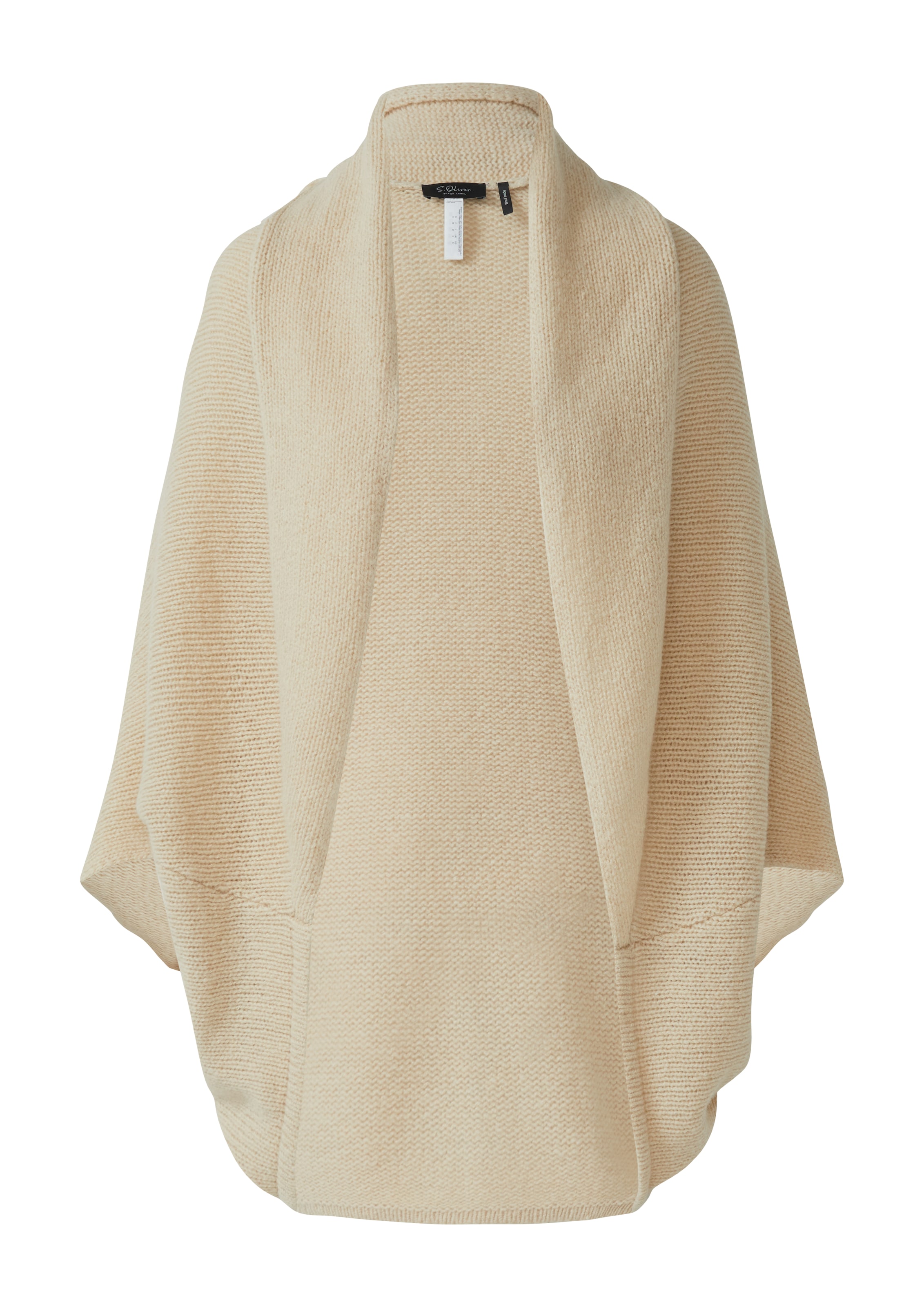 s.Oliver BLACK LABEL Strickjacke in Beige: Vorderseite