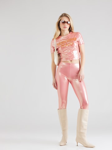 Moschino Jeans Футболка в Ярко-розовый